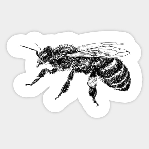 bee Sticker by KwaaiKraai